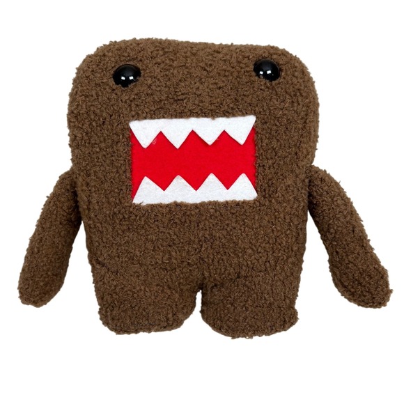 Domo Kun Plush Toy Brown Japanese Character Collectible Stuffed Animal - Picture 1 of 5